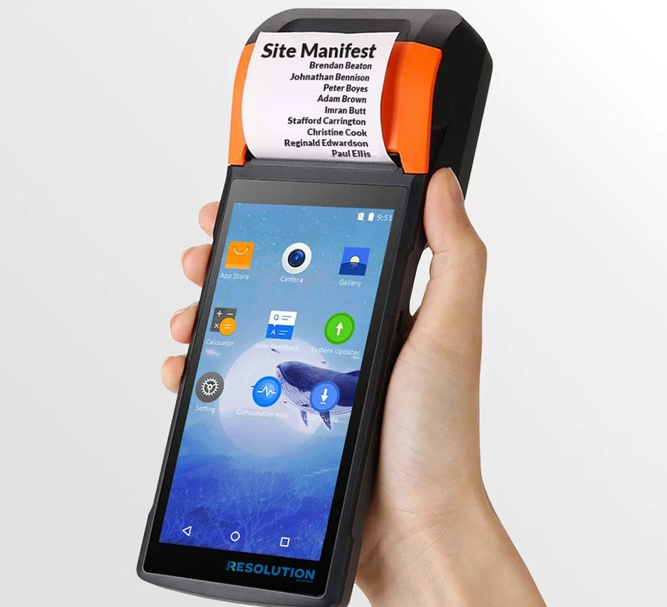 Tablet-Based Visitor and Contractor Sign-In